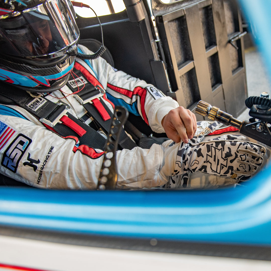 Sublimated Rollie Watch SFI Race Gloves