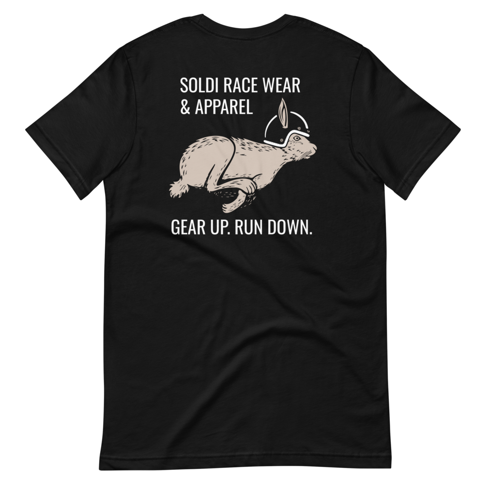 Gear Up. Run Down. Soldi Race Shirt - DTF
